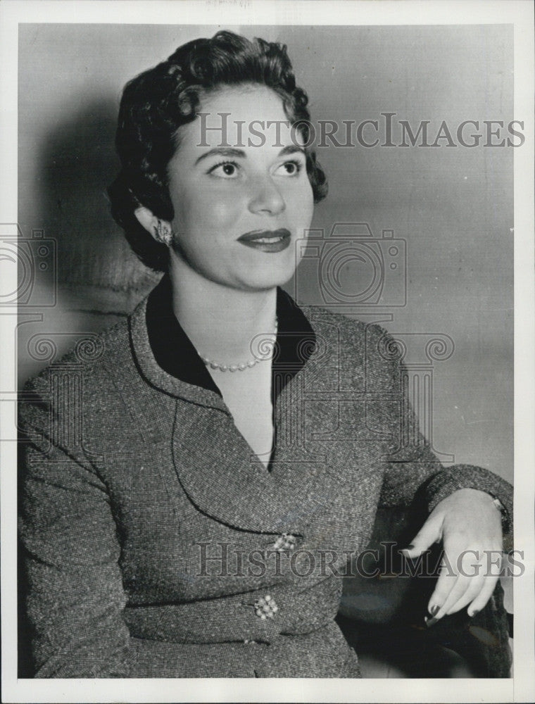 1954 Press Photo Barbara Jene Gray Model Beauty Pageant - Historic Images