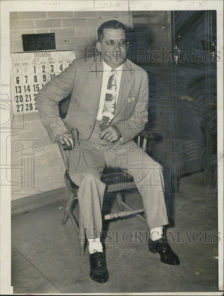 1941 Press Photo James Preston Convicted Gangster Mob Leader - Historic Images