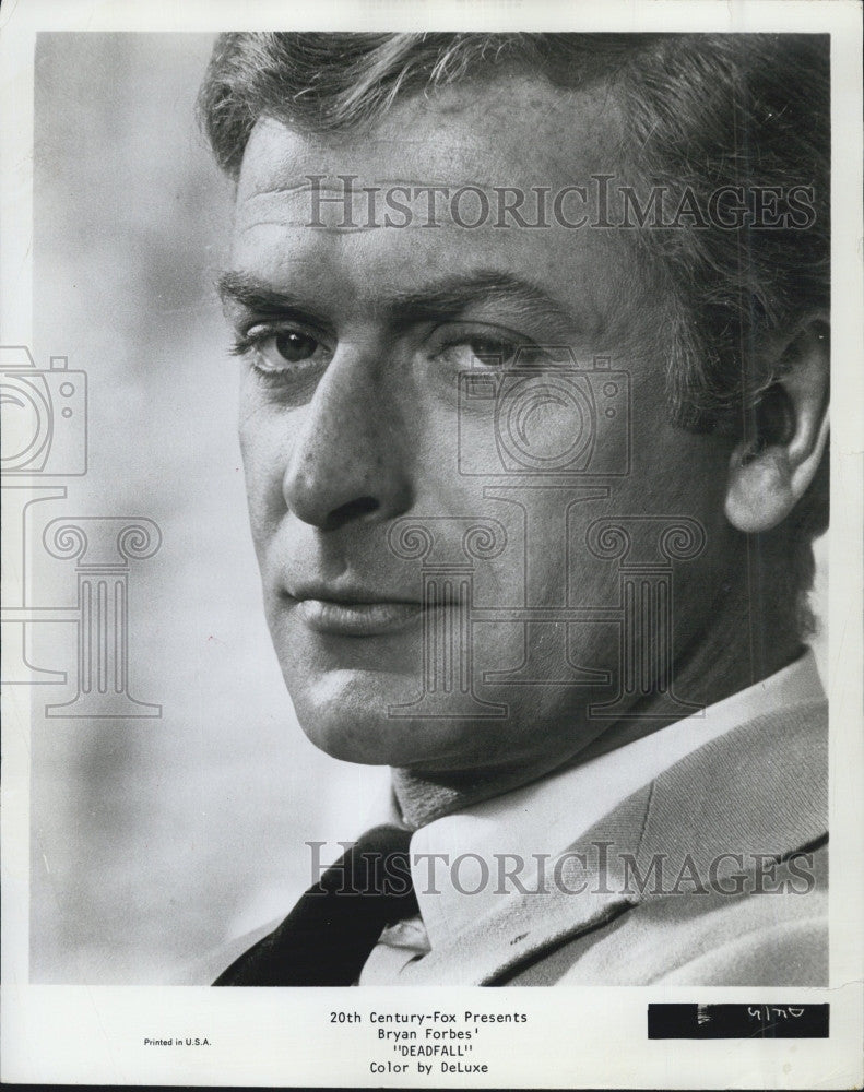 1968 Press Photo &quot;Deadfall&quot; Actor Michael Caine Film Television - Historic Images