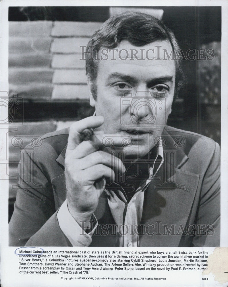 1978 Press Photo Michael Caine Film Television Actor - Historic Images