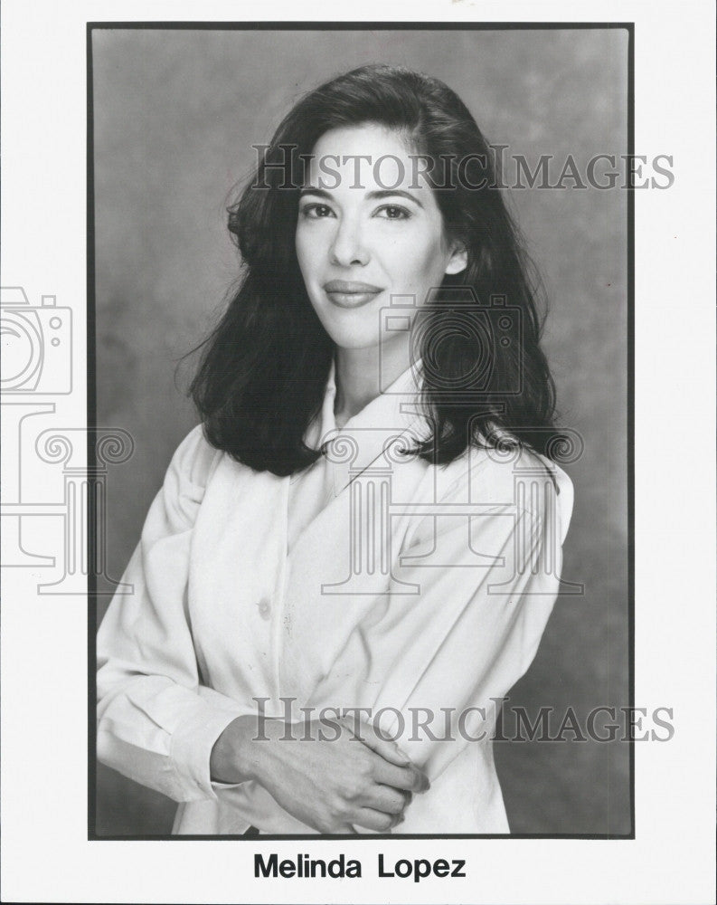 1999 Press Photo Playwright &amp; actress Melinda Lopez - Historic Images