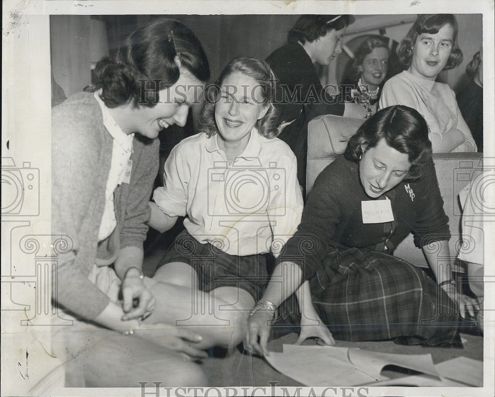 1958 Press Photo Vincent Club show, C Nickerson,LB Clark,WT Pope - Historic Images