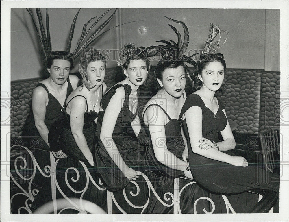 1940 Press Photo Mrs Haley Fiske Gloria Reisenger Angela Havens Mary Cookman - Historic Images