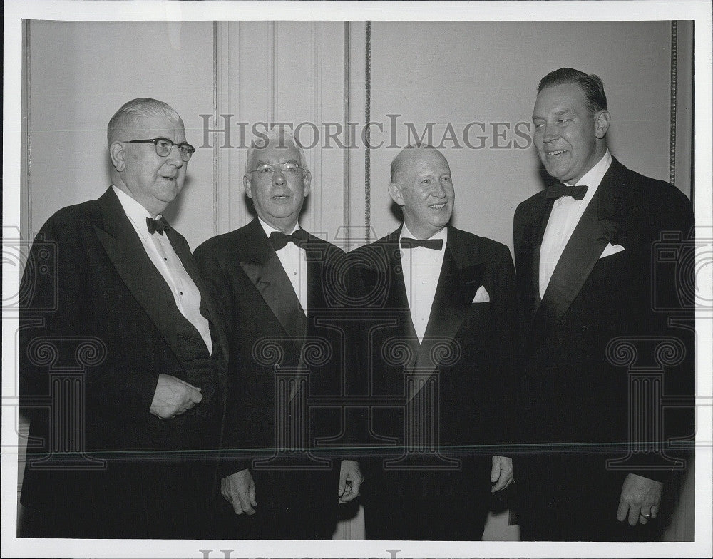 1957 Press Photo Allen Newton Fred Knight William Bigler Robert Cain Hotel Kenmo - Historic Images