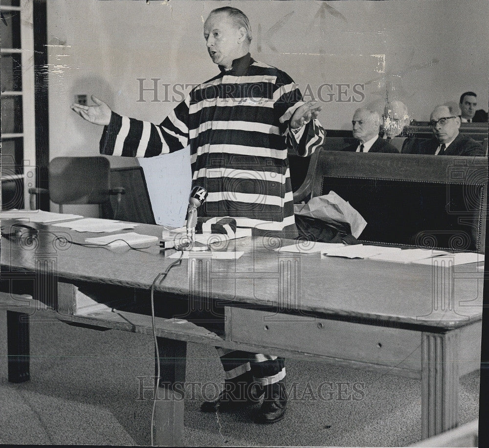 1969 Press Photo Mayor Vernon Newman Beano Gambling Trial - Historic Images