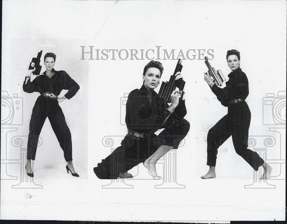 1989 Press Photo Brigitte Nielsen on &quot;Murder By Moonlight&quot; - Historic Images