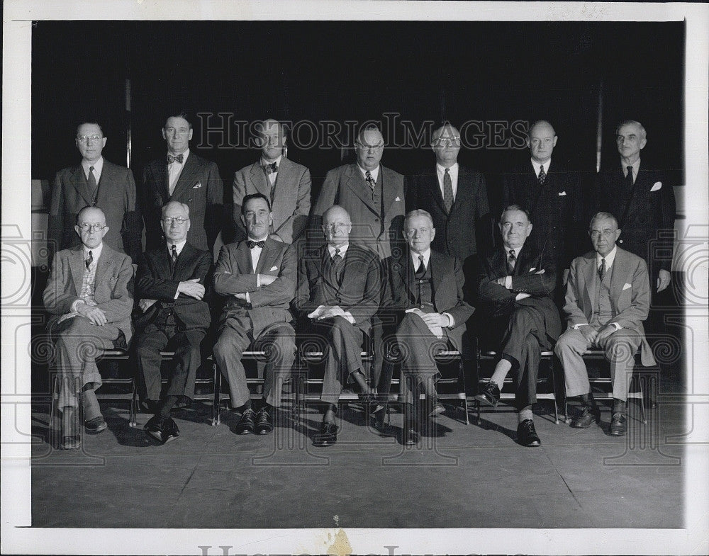 1946 Press Photo Robert Choate Boston Herald Advisory Board Columbia University - Historic Images