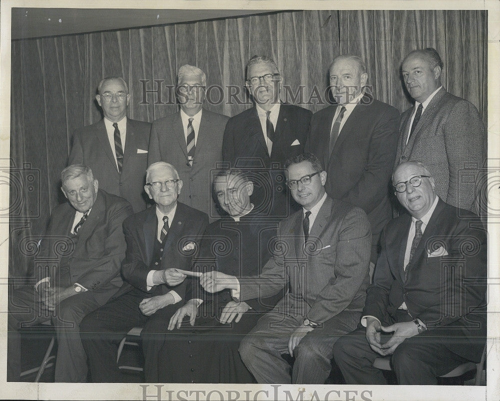1965 Press Photo DO Home,JF Malley,D DiMaggio,JE Fenton,J Casati,AA Biggio - Historic Images