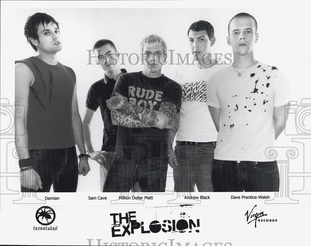 2005 Press Photo Band, The Explosion,Damian,S Cave,MD Matt,A Black.DP Walsh - Historic Images