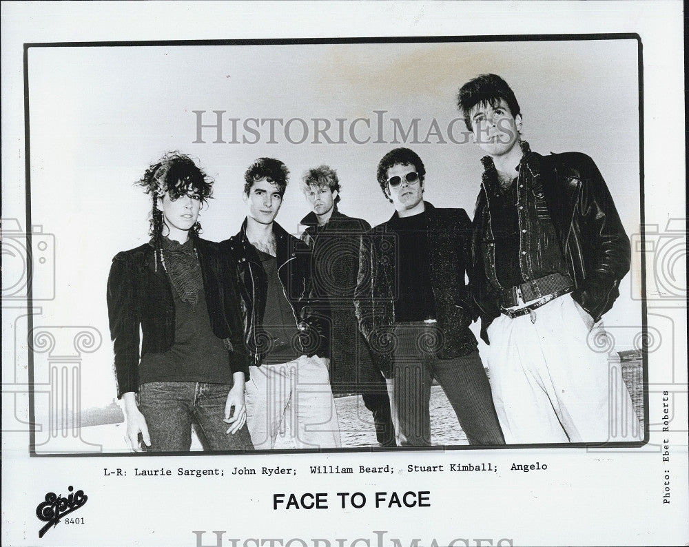 Press Photo Pop Punk band Face To Face Laurie Sargent, John Ryder and Angelo - Historic Images