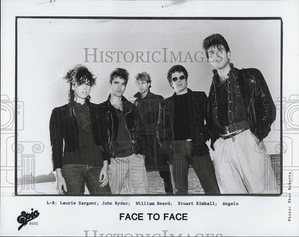 Press Photo Pop Punk band Face To Face, Laurie Sargent, John Ryder and Angelo - Historic Images