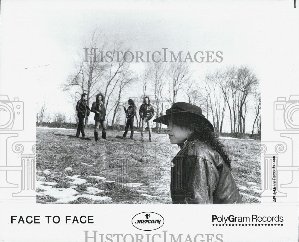 1988 Press Photo Band Face to Face,on Polygram Records - Historic Images