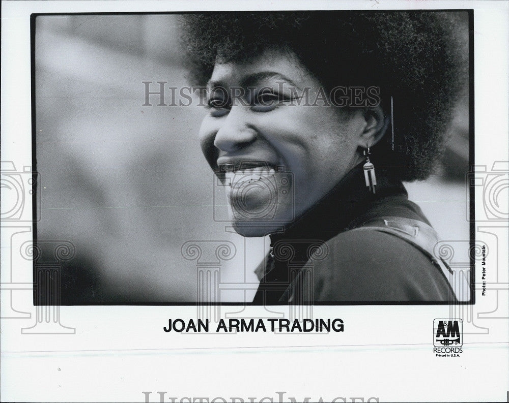 Press Photo Singer, Joan Armatrading on  A&amp; M - Historic Images