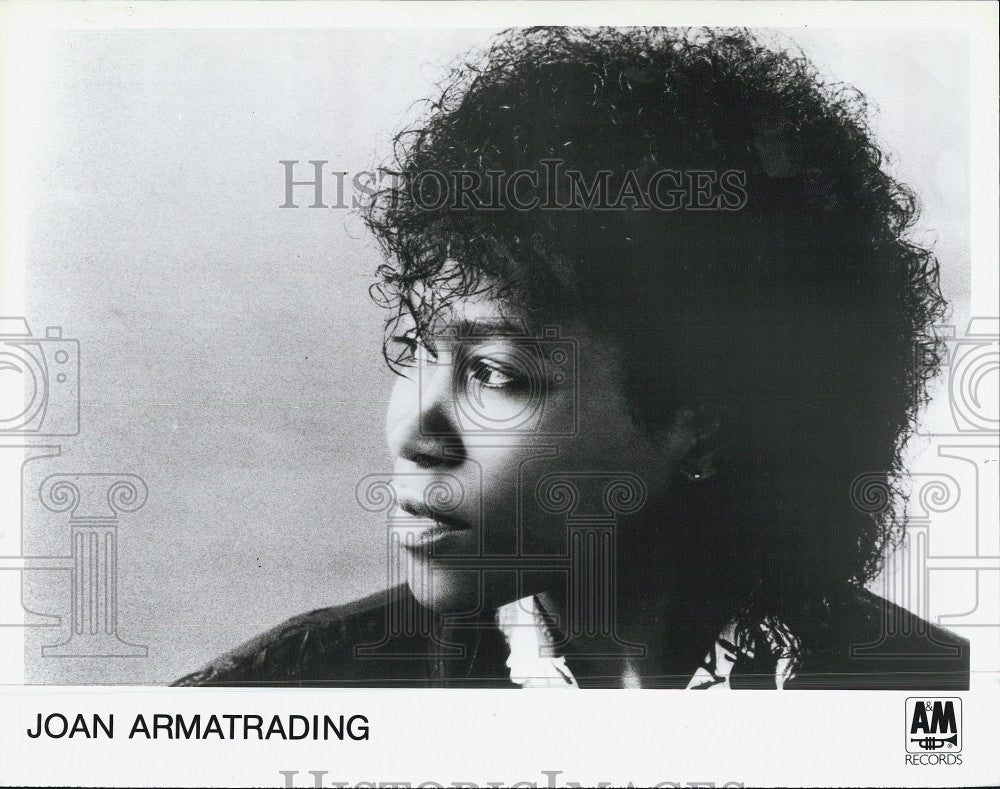 1990 Press Photo Singer, Joan Armatrading on A&amp;M music - Historic Images