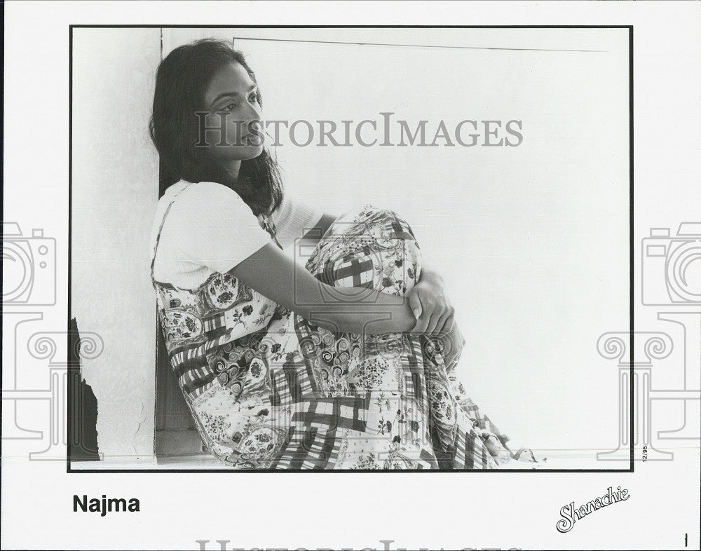 1995 Press Photo Shanachie Recording Artist Najma Singer - Historic Images