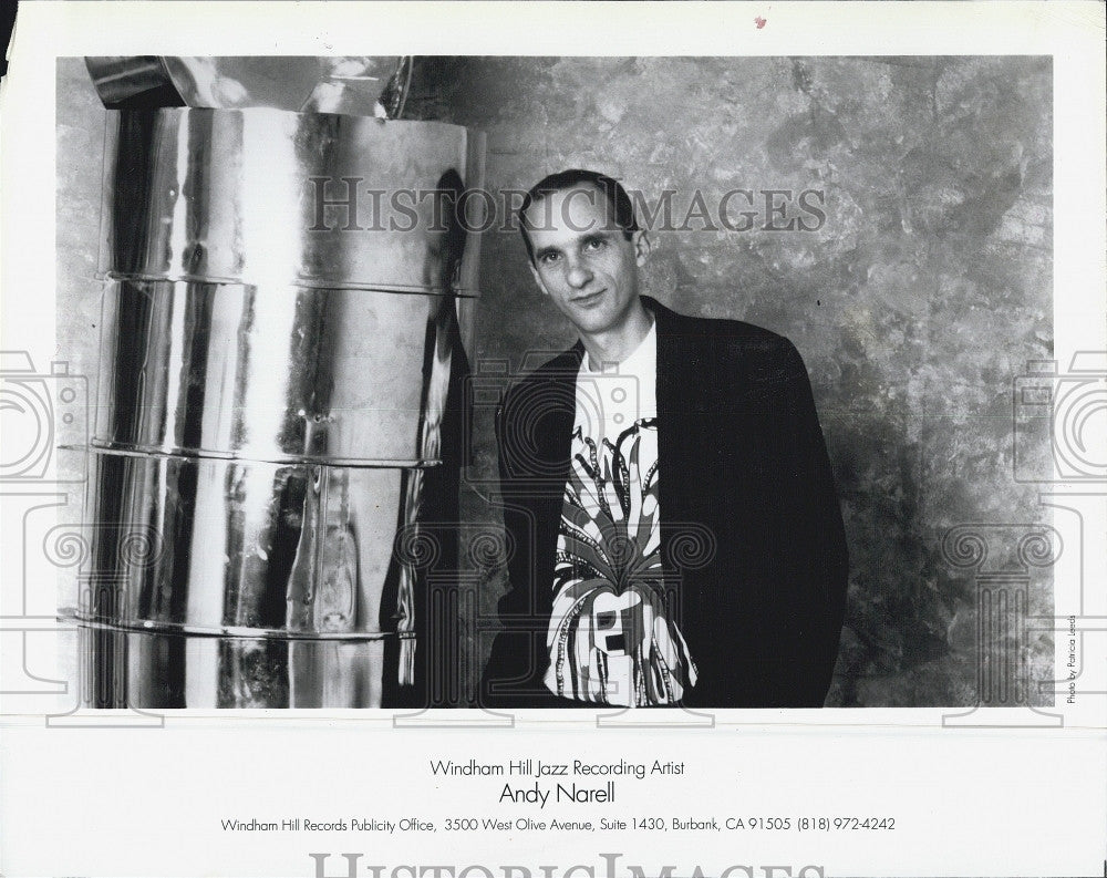 1992 Press Photo Windham Hill Jazz Recording Artist Andy Narell - Historic Images