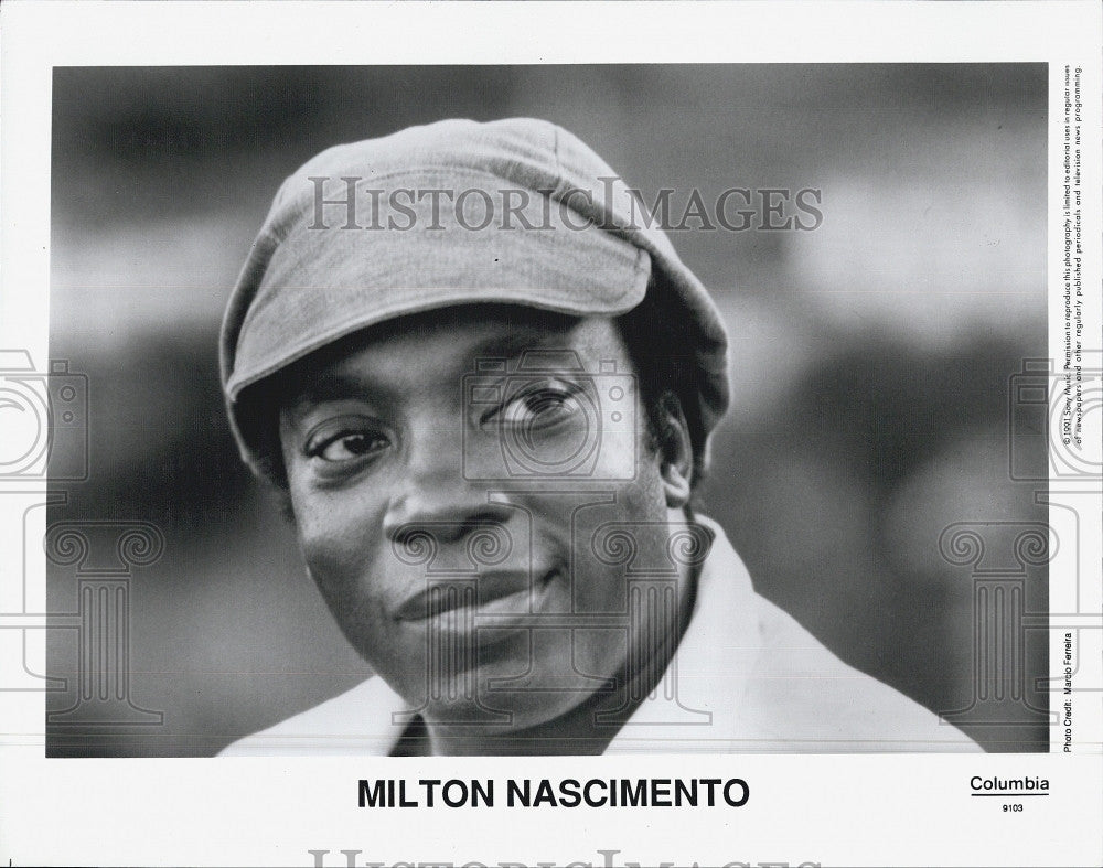 1991 Press Photo Brazilian singer-songwriter and guitarist Milton Nascimento - Historic Images