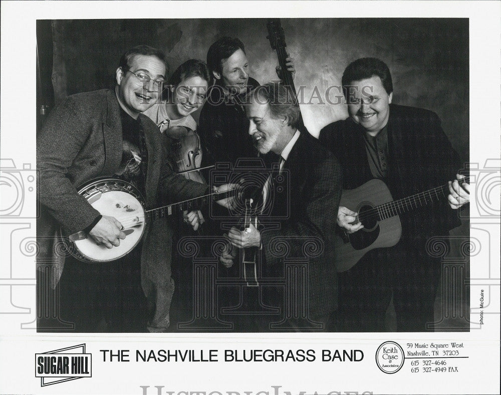 Press Photo Sugar Hill Recording Artist The Nashville Bluegrass Band - Historic Images