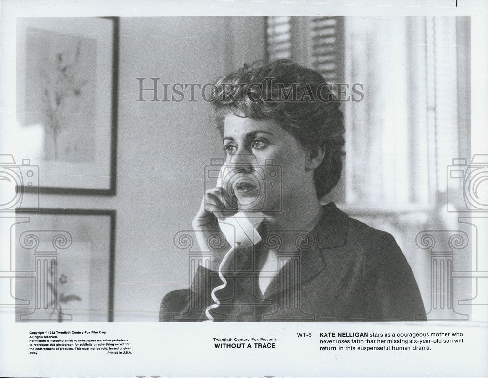 1982 Press Photo Kate Nelligan in &quot;Without a Trace&quot; - Historic Images