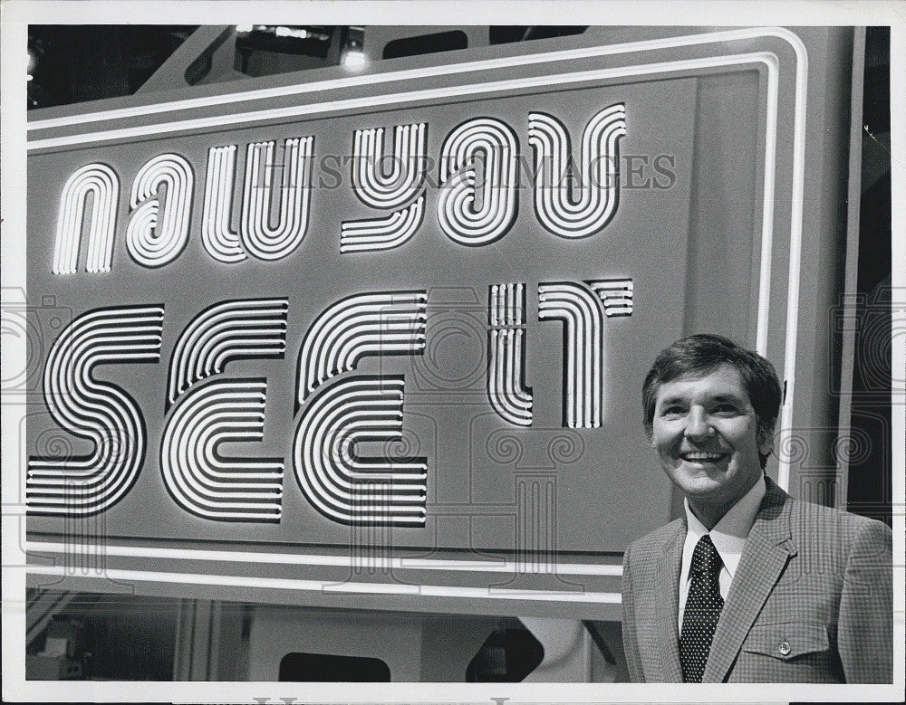 1974 Press Photo Jack Narz &quot;Now You See It&quot; Television Show Host - Historic Images