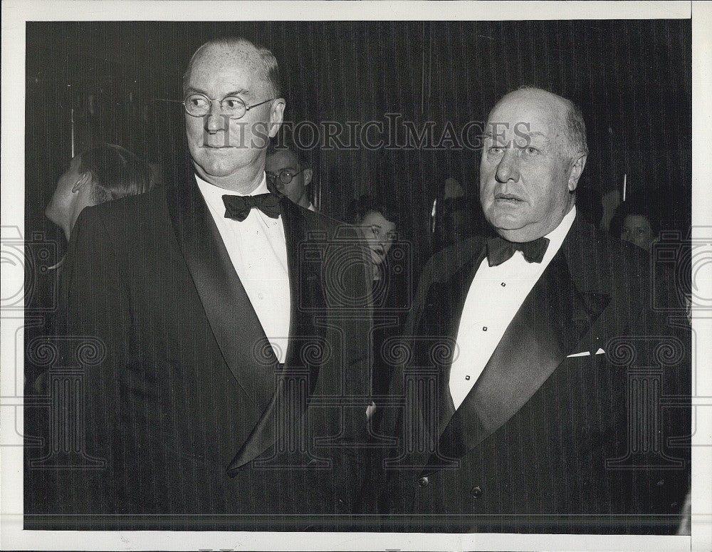 1942 Press Photo Donald Nelson and William Jeffers, Czar of the Rubber Industry - Historic Images