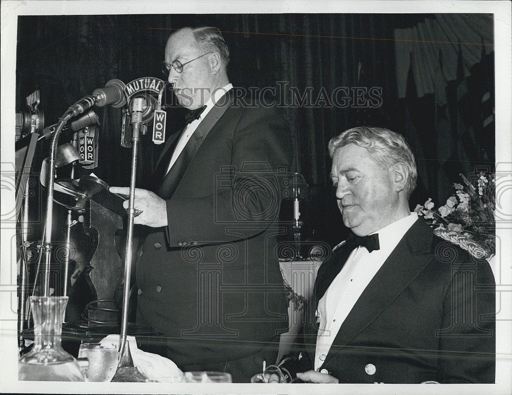 1942 Press Photo Donald Nelson Chairman War Production Board Chas Johnson - Historic Images