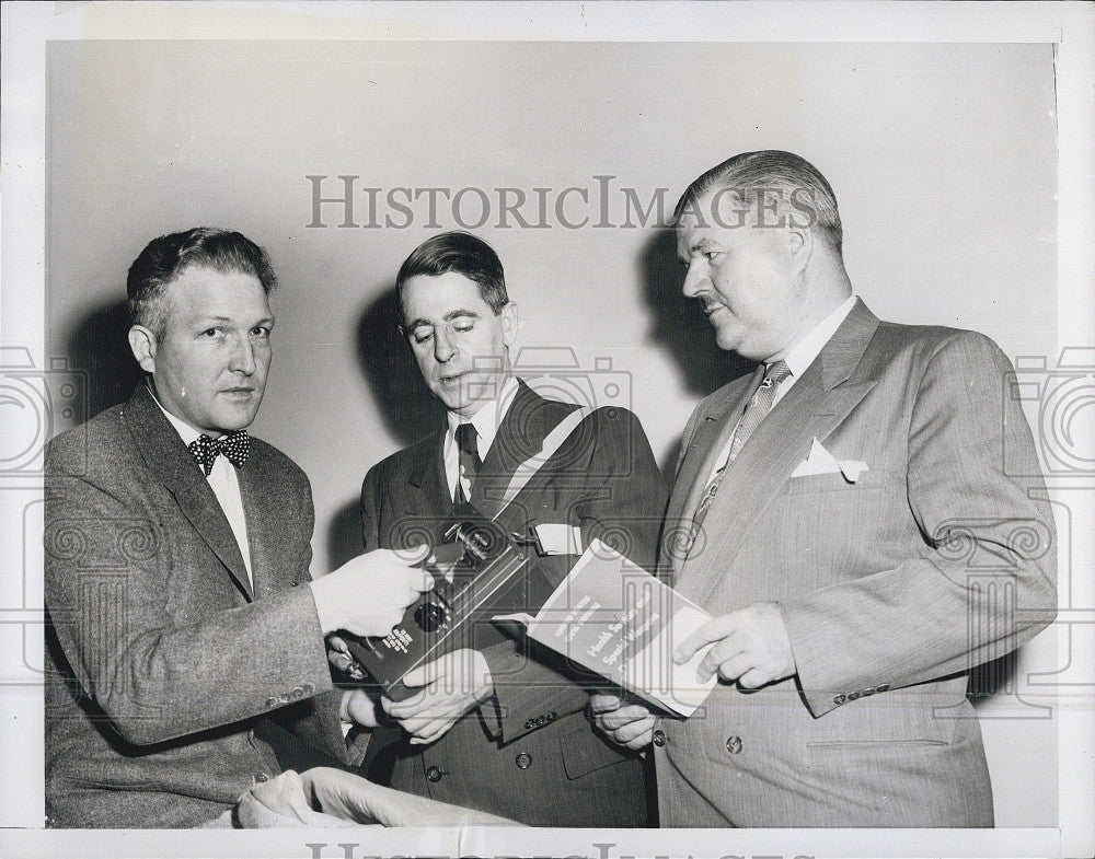 1950 Press Photo H Nelson,V Lamoureux &amp; Dr N C Kiefer - Historic Images