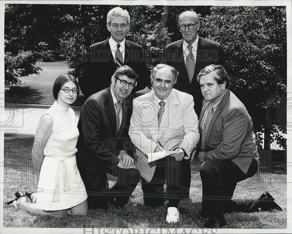 1972 Press Photo Mass Sec of State JFX Davoren,W Frey,JD BArrus,PN Good - Historic Images
