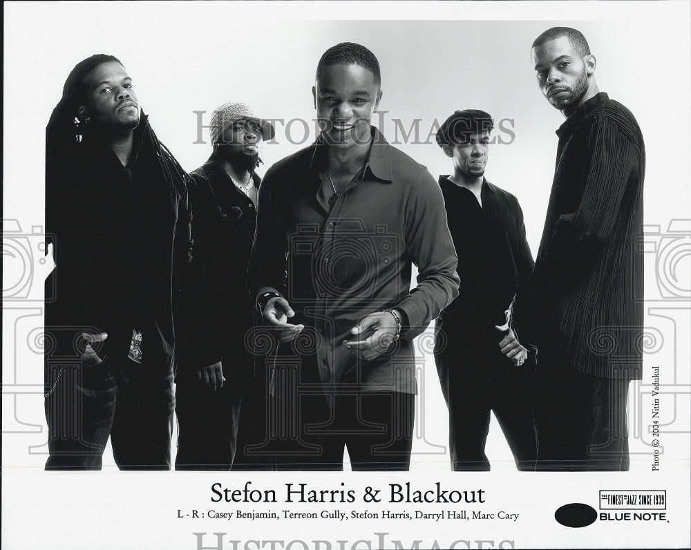 2004 Press Photo Stefon Harris &amp; Blackout: C. Benjamin, T. Gully, D. Hall - Historic Images