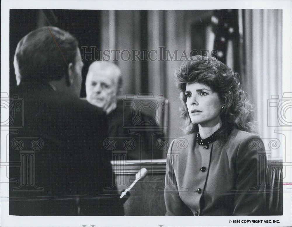 1986 Press Photo  Katharine Ross a film scene - Historic Images