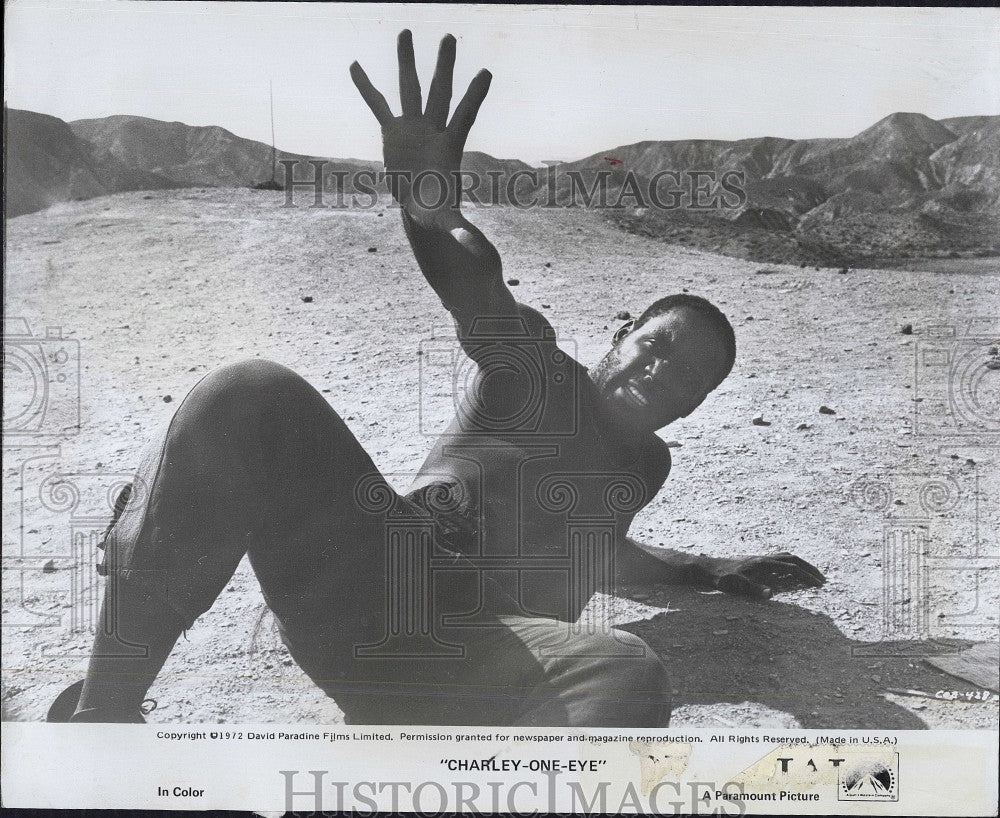 1973 Press Photo Richard Roundtree in &quot;Charley One Eye&quot; - Historic Images