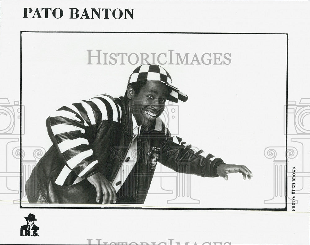 Press Photo Reggae musician, Pato Banton - Historic Images