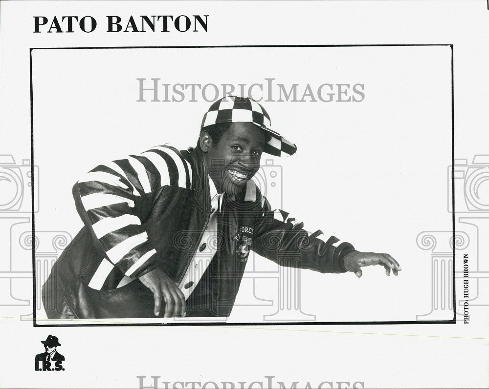 Press Photo IRS Records Pato Banton Music Recording Artist - Historic Images