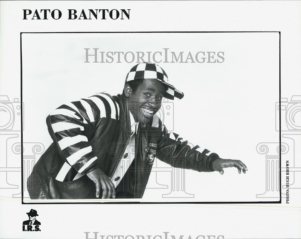 Press Photo Pato Banton IRS Records Music Recording Artist - Historic Images