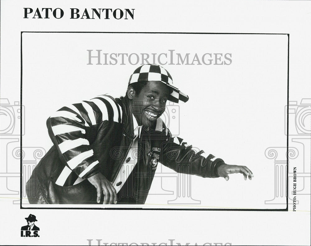 Press Photo Pato Banton IRS Records Singer Musician - Historic Images