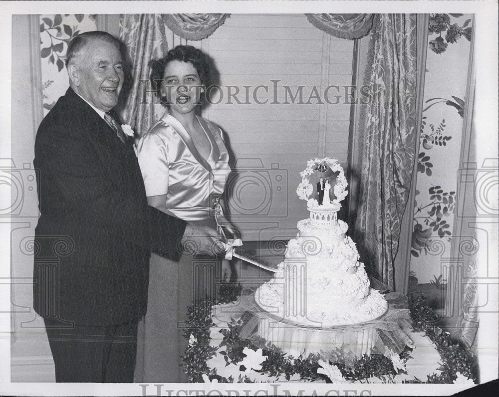 1949 Press Photo VPAlben W Barkley &amp; wife - Historic Images