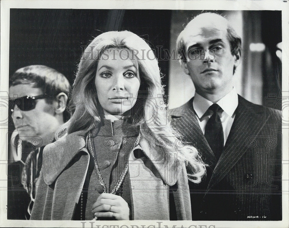 1971 Press Photo Anna Gael Lars Lune &quot;Nana&quot; Swedish Film Actor - Historic Images