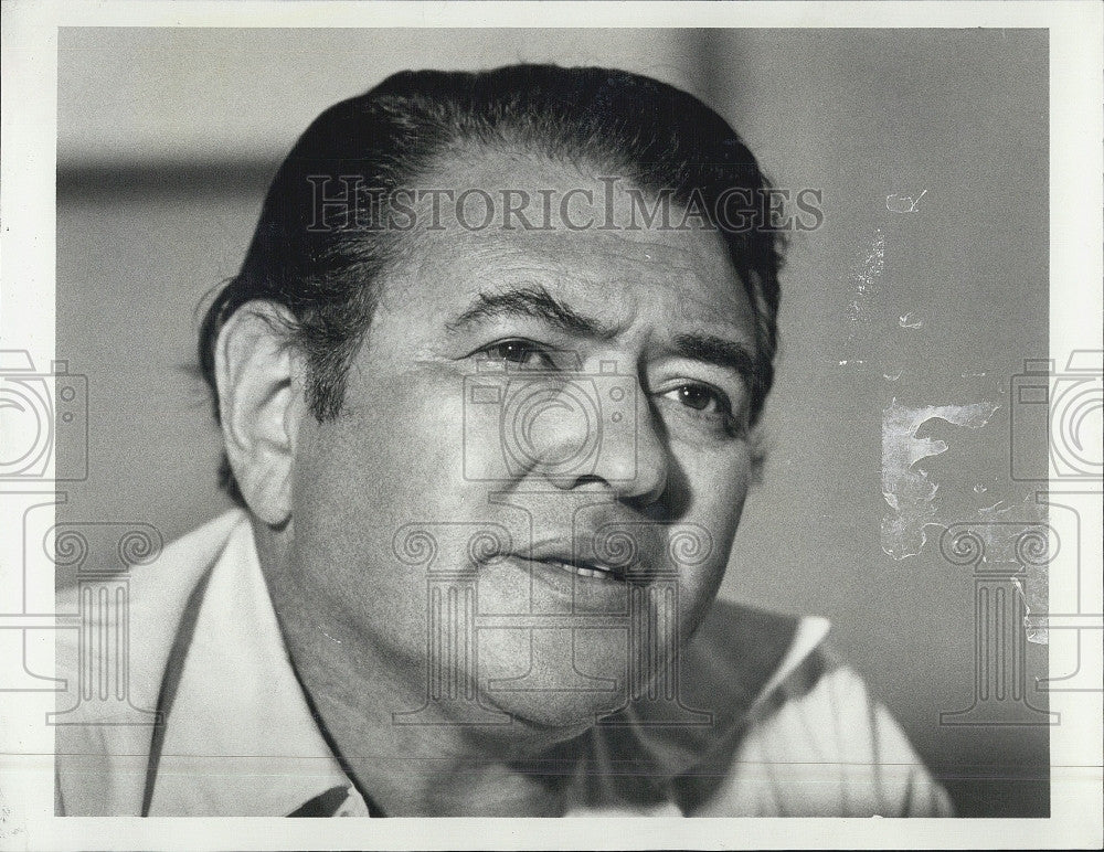 1976 Press Photo Simon Oakland Film Television Actor - Historic Images