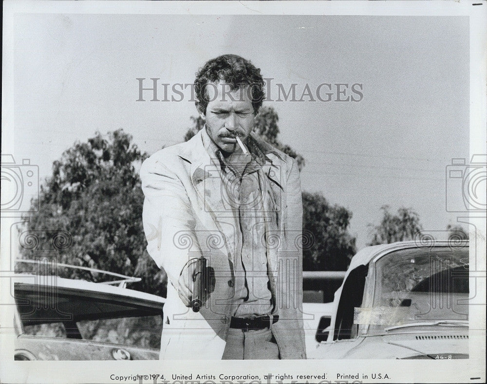 1974 Press Photo Warren Oates Alfredo Garcia Film Television Actor - Historic Images