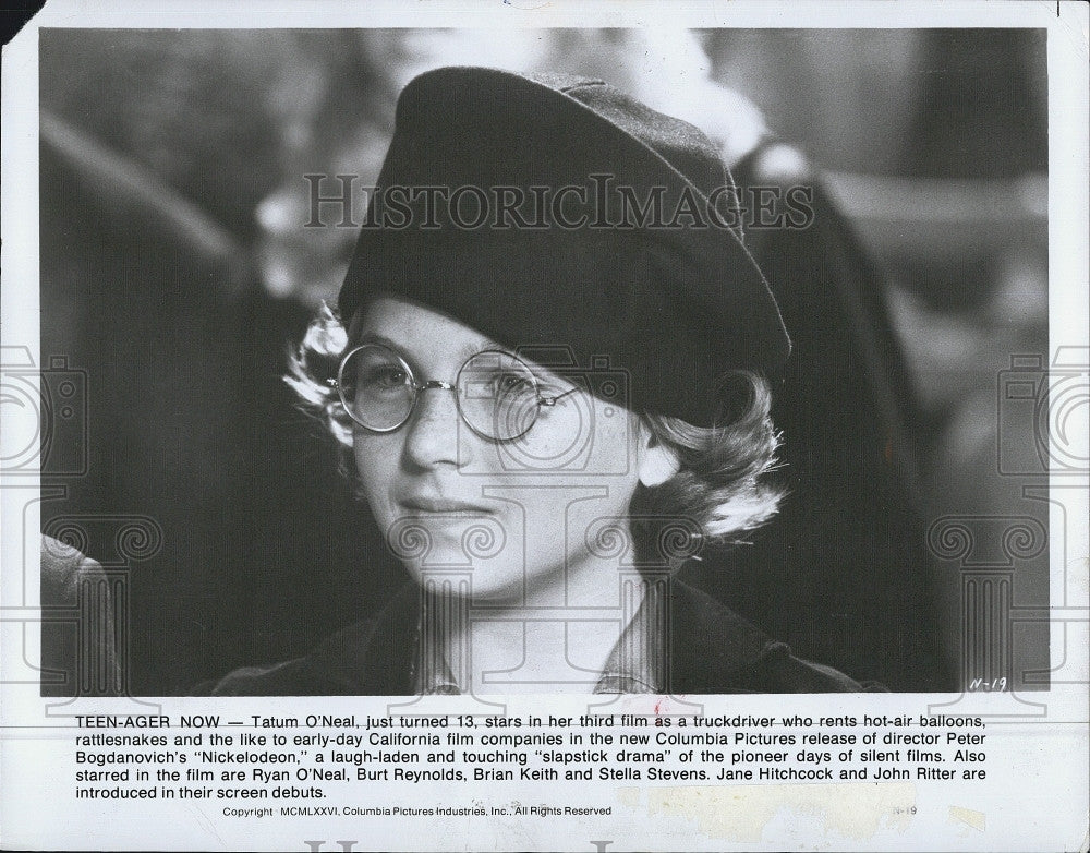 1977 Press Photo Tatum O&#39;Neal in &quot;Nickelodeon&quot; - Historic Images