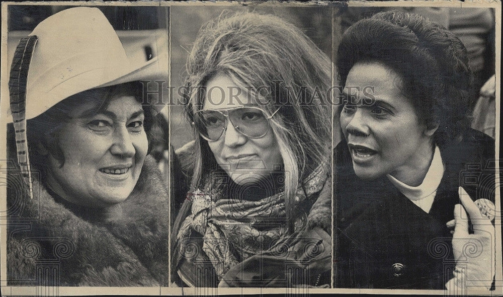1973 Press Photo Gloria Steinem Feminist Activist - Historic Images