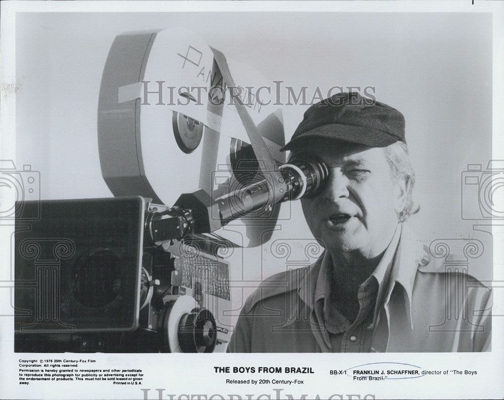 1978 Press Photo Franklin Schaffner &quot;The Boys From Brazil&quot; Actor Director - Historic Images