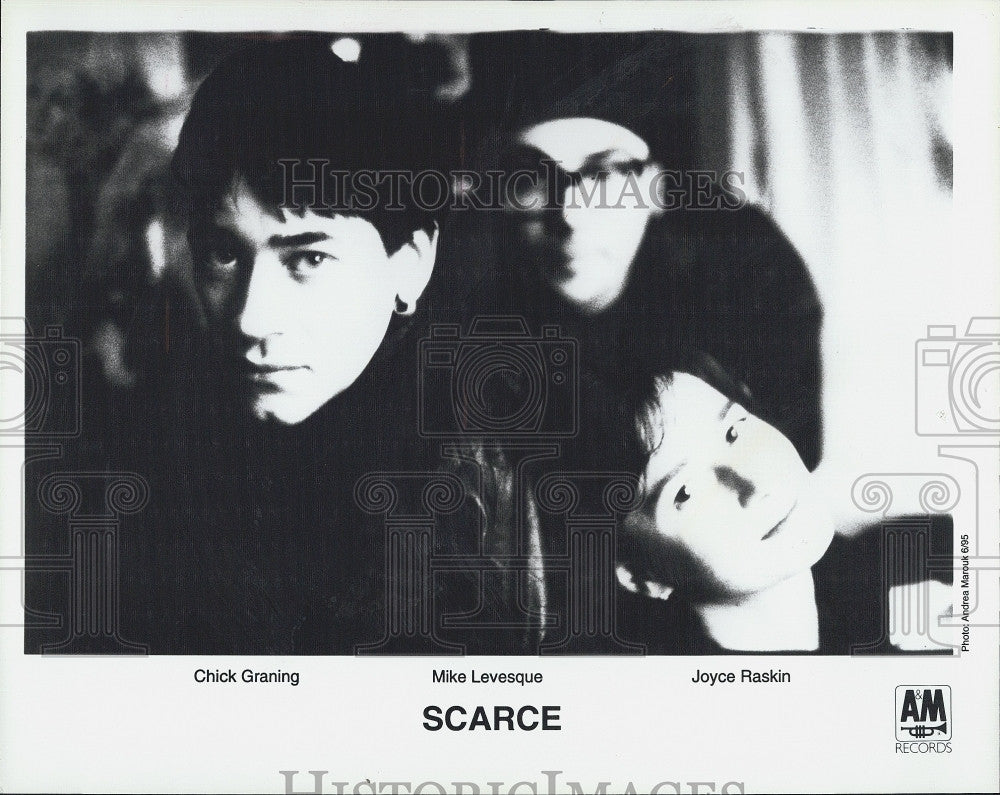 1995 Press Photo New York Alternative Rock Band &quot;Scarce&quot; - Historic Images