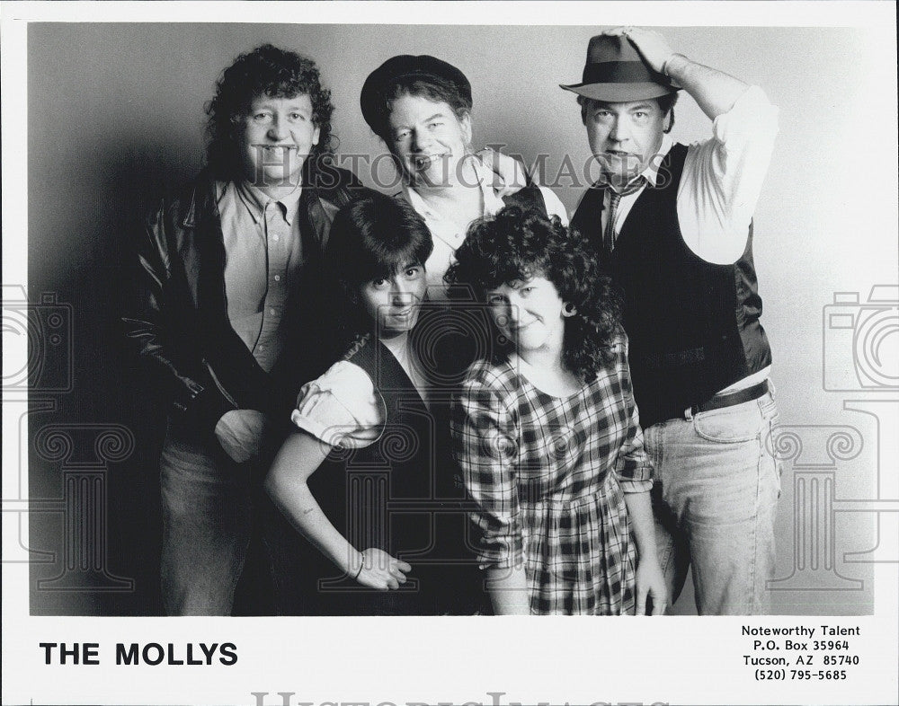 Press Photo Celtic Folk Band &quot;The Mollys&quot; - Historic Images