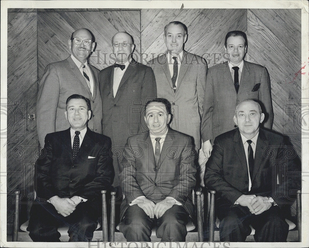 1967 Press Photo Joel Huberman Fred Hadge Melvin Dangel William Barkin Chomes - Historic Images