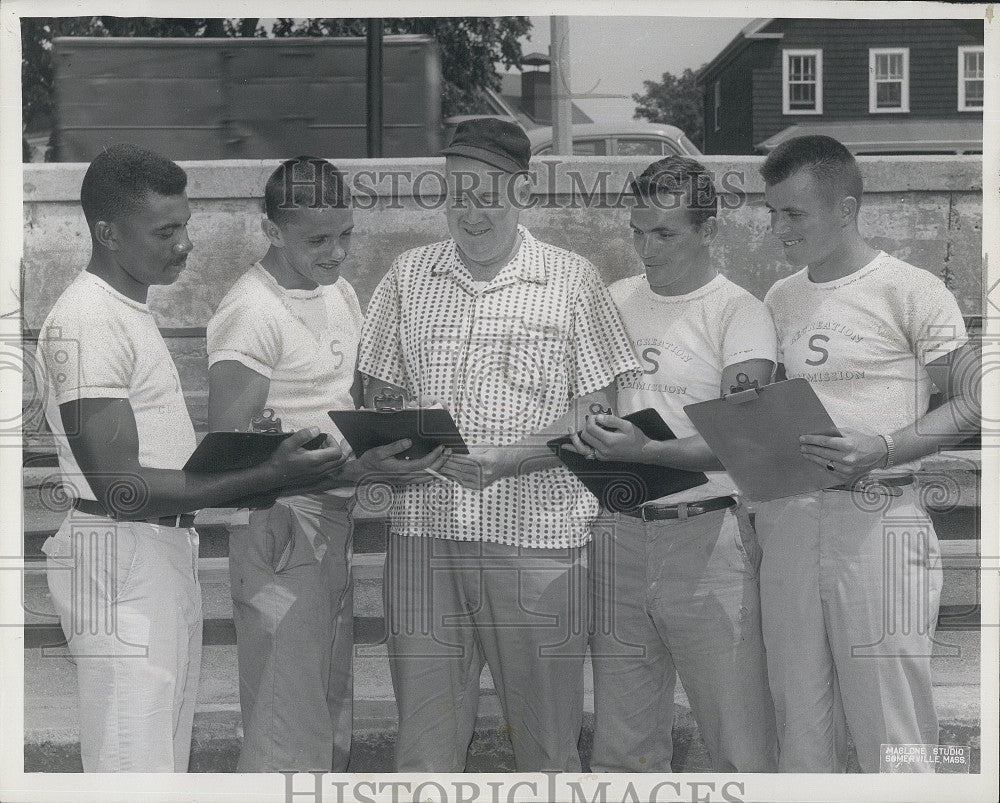 1961 Press Photo PReavis,J Duff, C Mackey &amp; J Blackburn &amp; Walter Shields - Historic Images