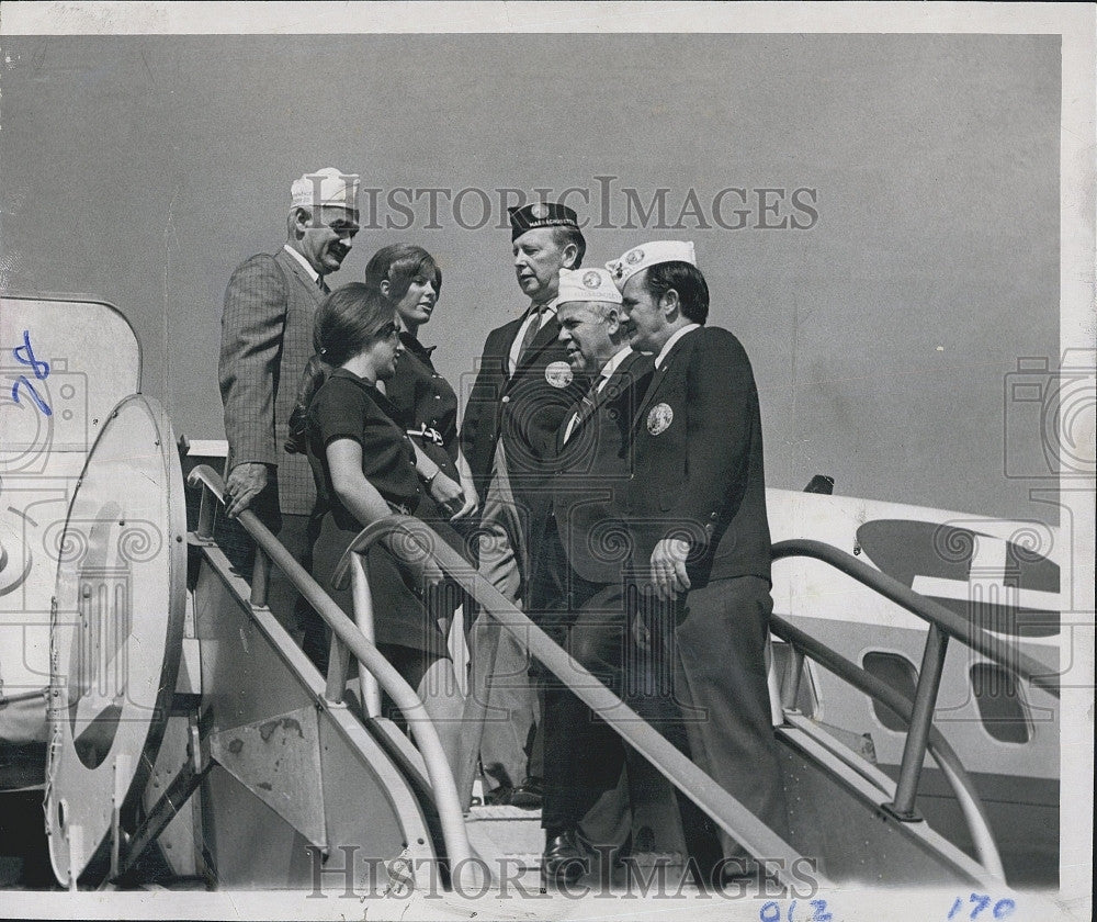 1969 Press Photo Mass DAV delegates,H Still,R Wells,J Harold,R Redding - Historic Images