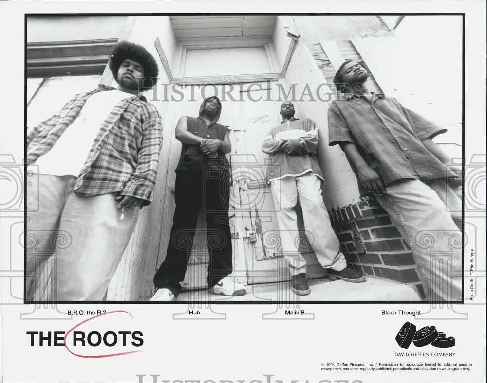Press Photo The Roots Music BRO R Hub Malik B Black Thought Singer - Historic Images