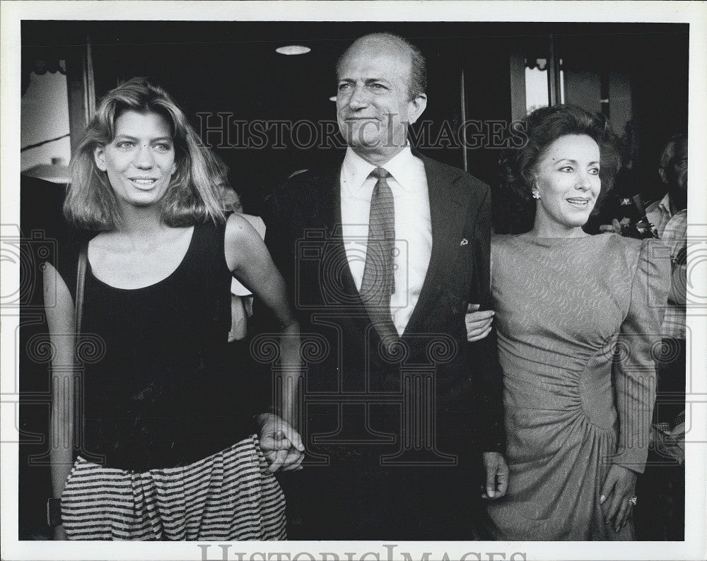 Press Photo British Socialites Claus, Cosima Von Bulow, Andrea Reynolds - Historic Images