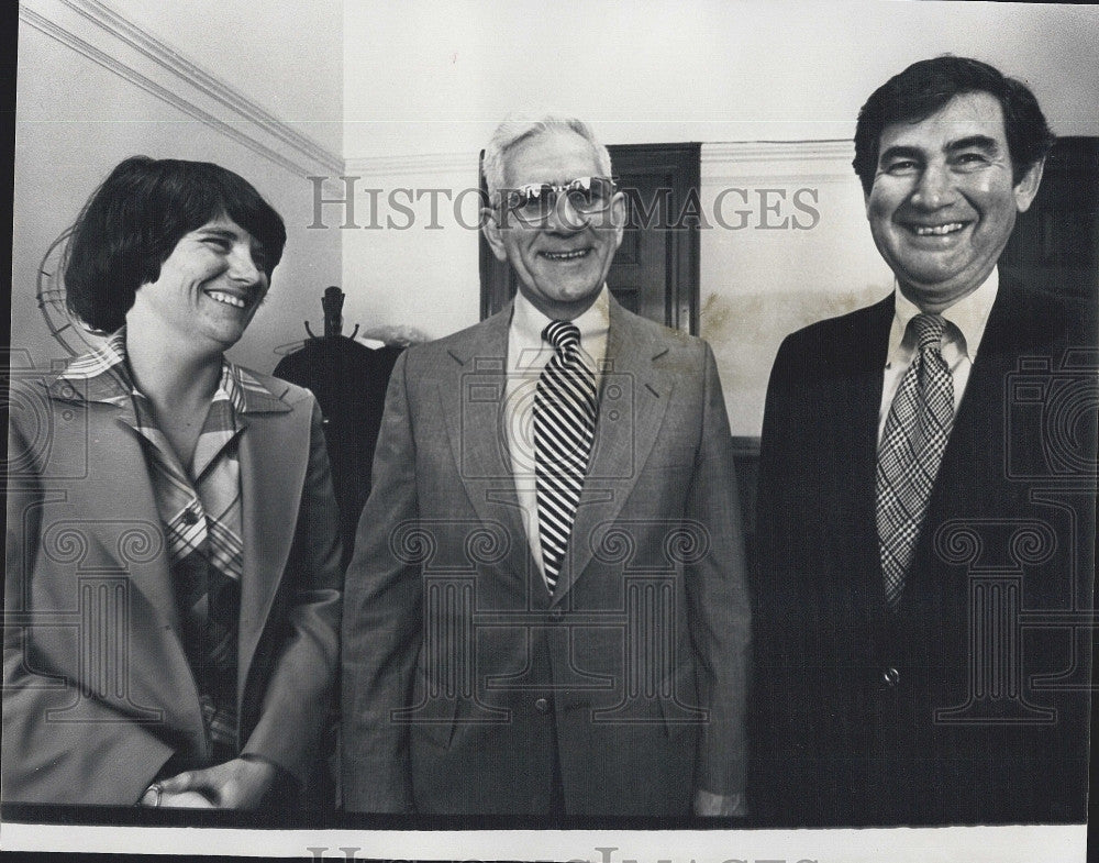 1978 Press Photo Cynthia I. Bloom, Superior Court Judge Joseph R. Nolan - Historic Images